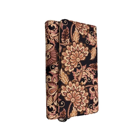 NWT Kim Rogers Clutch BiFold Wallet w Silvadur antimicrobial Floral - Picture 3 of 5